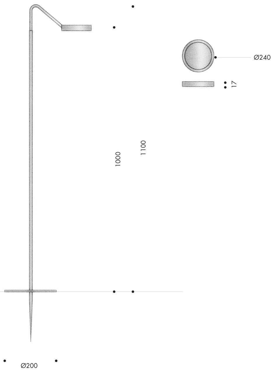 disegno tecnico di baciamano terra 2