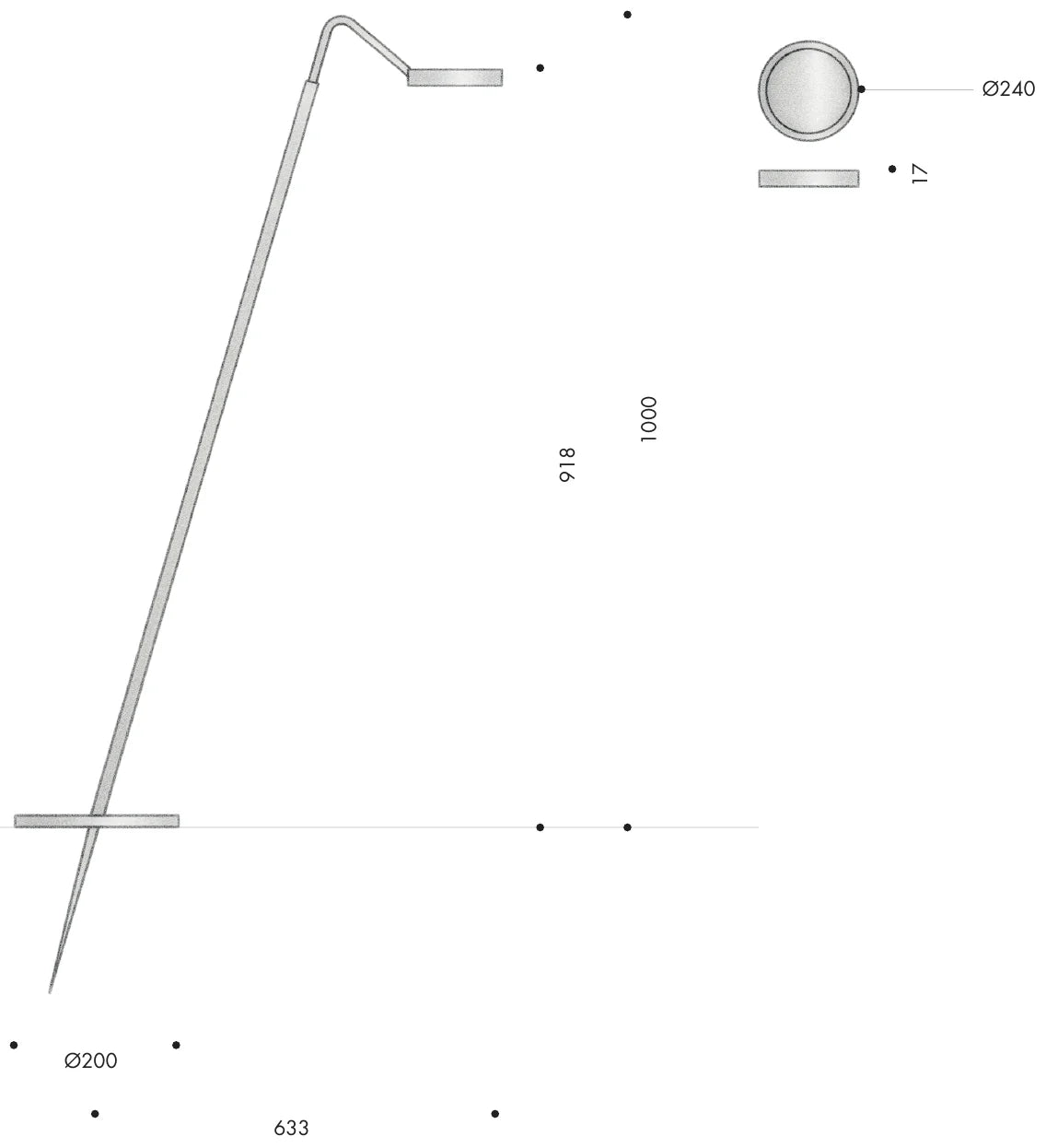 disegno tecnico di baciamano terra