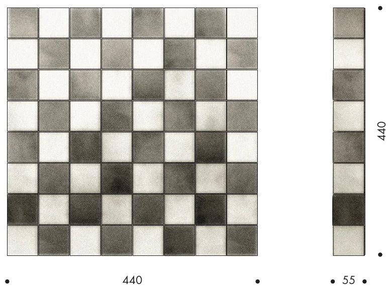 disegno tecnico di scacchiere