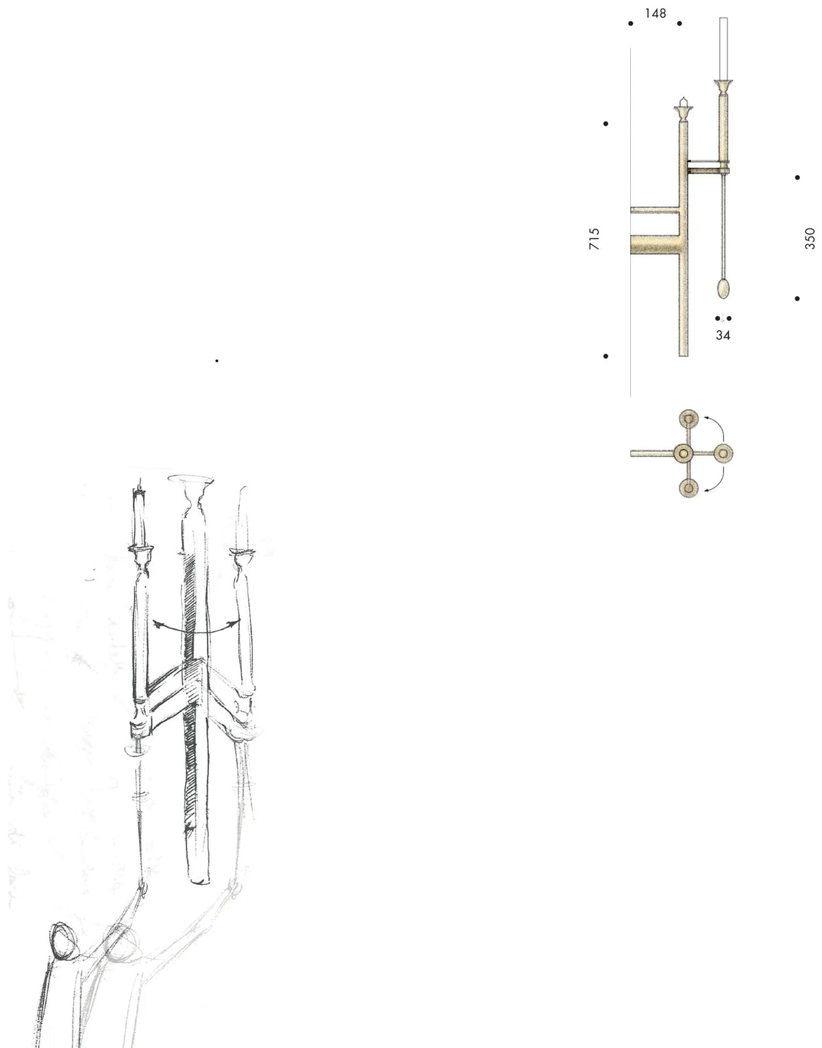 disegno tecnico di serenissima parete