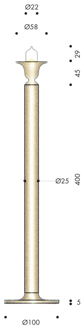 disegno tecnico di serenissima tavolo